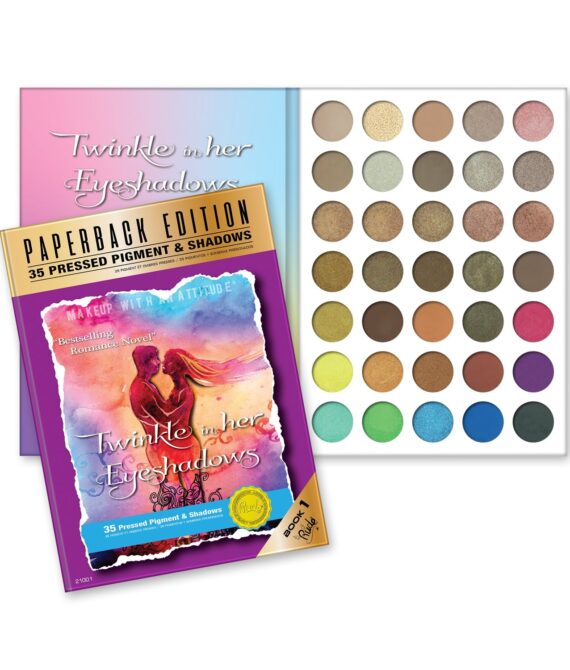 RUDE Twinkle In Her Eyeshadows Palette – Paperback Edition