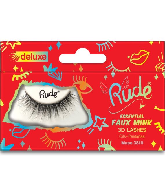 RUDE Essential Faux Mink Deluxe 3D Lashes