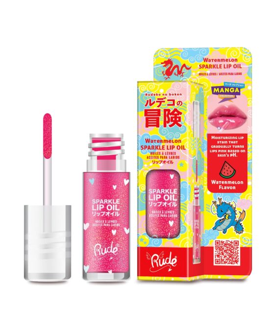 RUDE Manga Sparkle Lip Oil