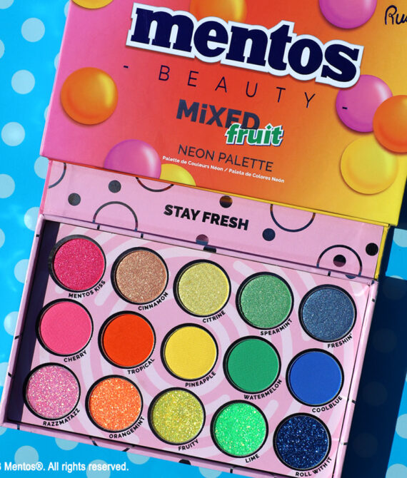 RUDE Mentos Mixed Fruit Neon Palette