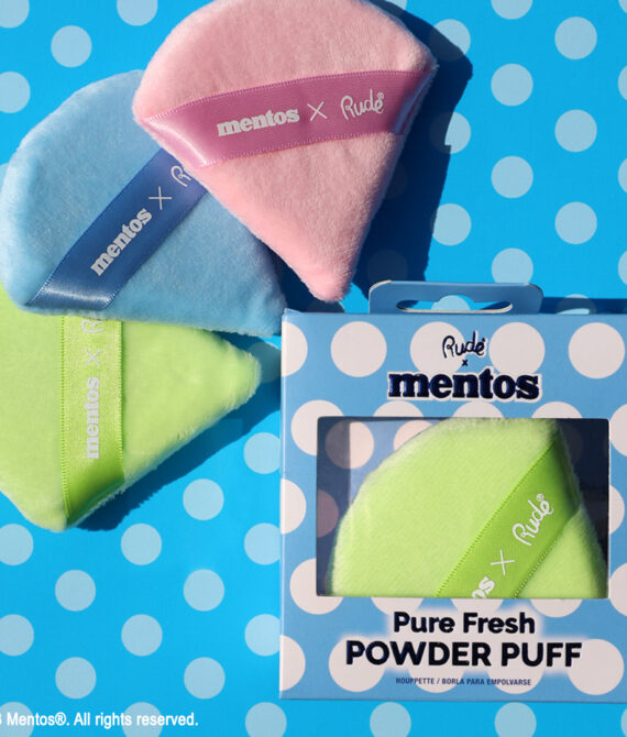 RUDE Mentos Pure Fresh Powder Puff