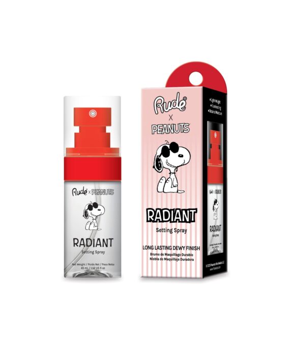 RUDE Peanuts Radiant Setting Spray