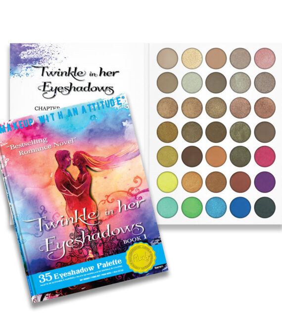 RUDE Twinkle In Her Eyeshadows 35 Eyeshadow Palette – Book 1