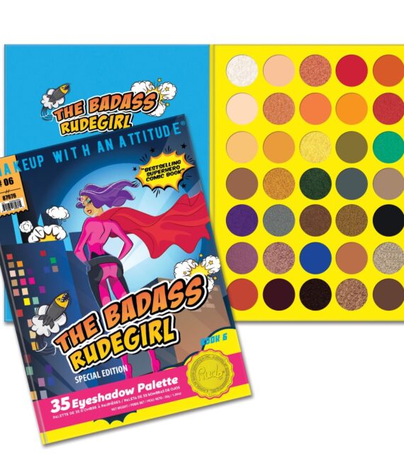 RUDE The Badass RudeGirl 35 Eyeshadow Palette – Book 6