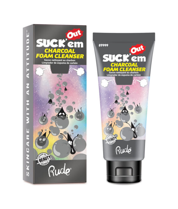 RUDE Suck’Em Out Charcoal Foam Cleanser