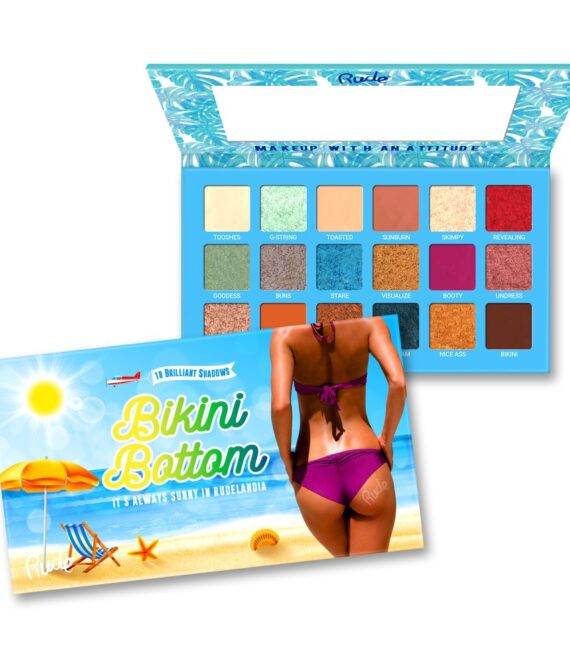 RUDE Bikini Bottom – 18 Eyeshadow Palette