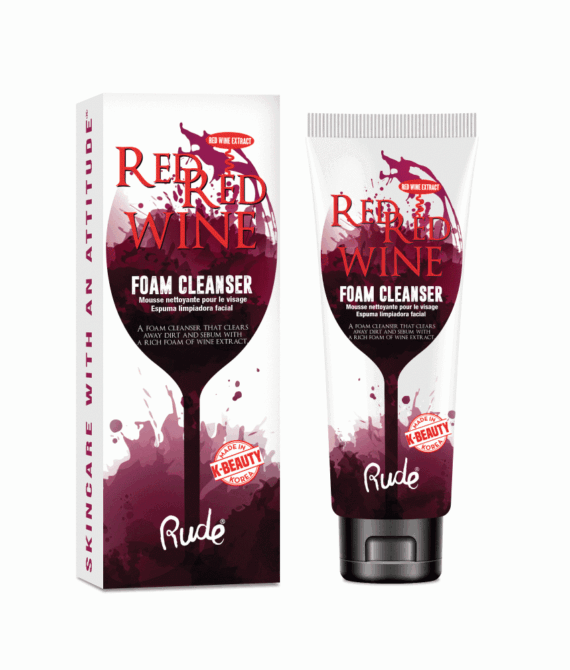 RUDE Red Red Wine Foam Cleanser