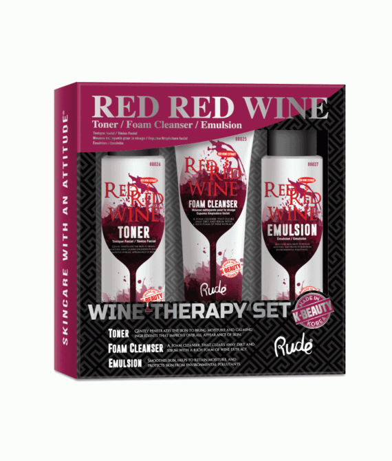 RUDE Red Red Wine Wine Therapy Set