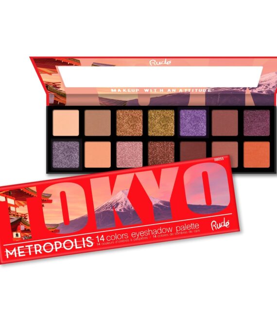 RUDE Metropolis 14 Color Eyeshadow Palette