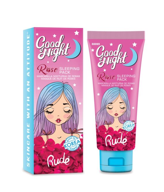 RUDE Good Night Rose Sleeping Pack