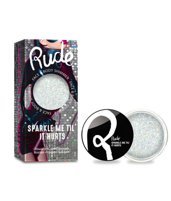 RUDE Sparkle Me Til’ It Hurts Face & Body Shimmer