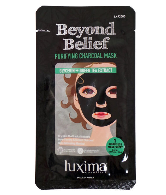 LUXIMA Beyond Belief Purifying Charcoal Mask