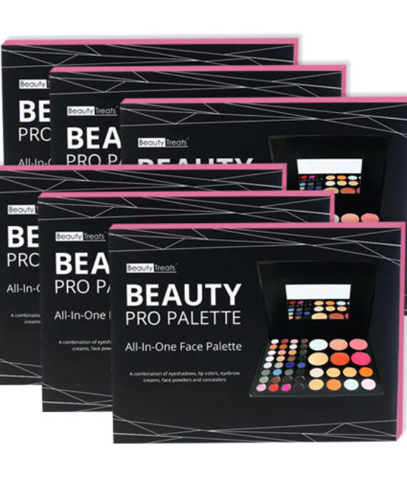 BEAUTY TREATS Beauty Pro Palette – Case of 6 Palettes