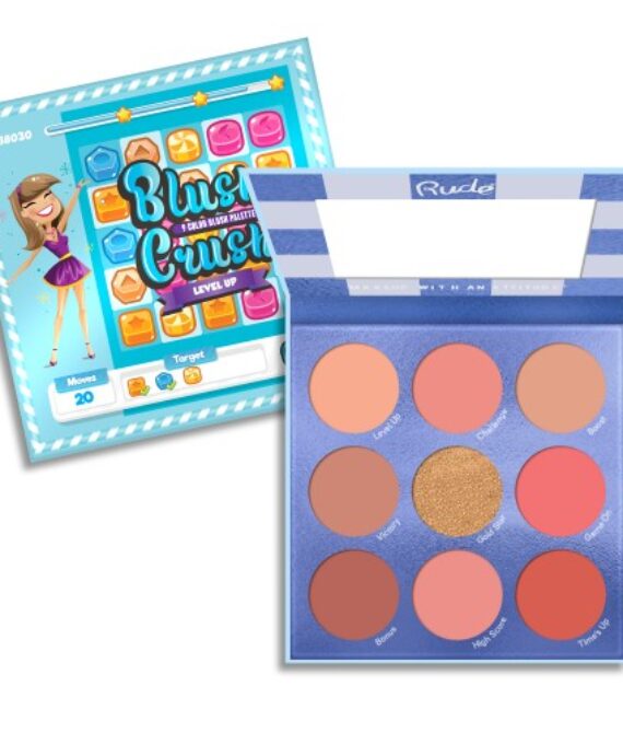 RUDE Blush Crush 9 Color Blush Palette – Level Up