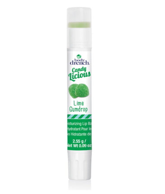 BODY DRENCH Candy Licious Moisturizing Lip Balms – Lime Gumdrop