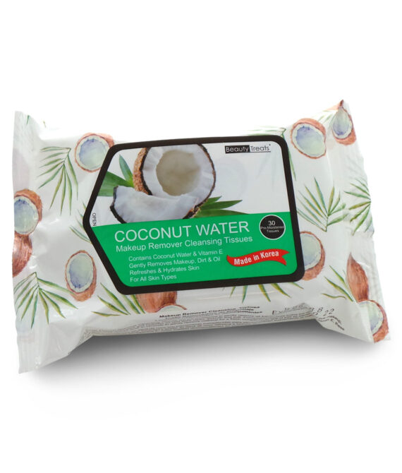 BEAUTY TREATS Coconut Water Makeup Remover Cleaning Tissues