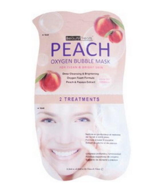 BEAUTY TREATS Peach Oxygen Bubble Mask – Peach