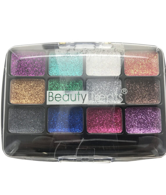 BEAUTY TREATS 12 Colors Glitter Palette