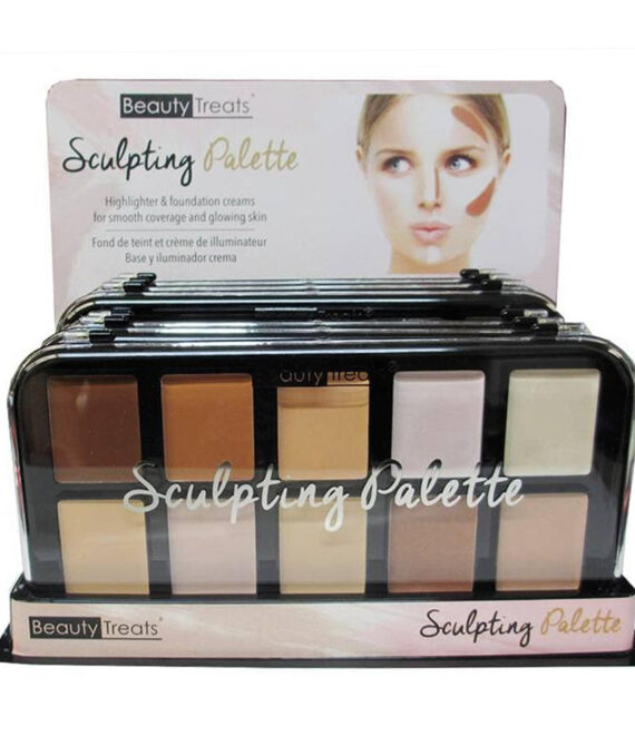 BEAUTY TREATS Sculpting Palette Display Set, 12 Pieces