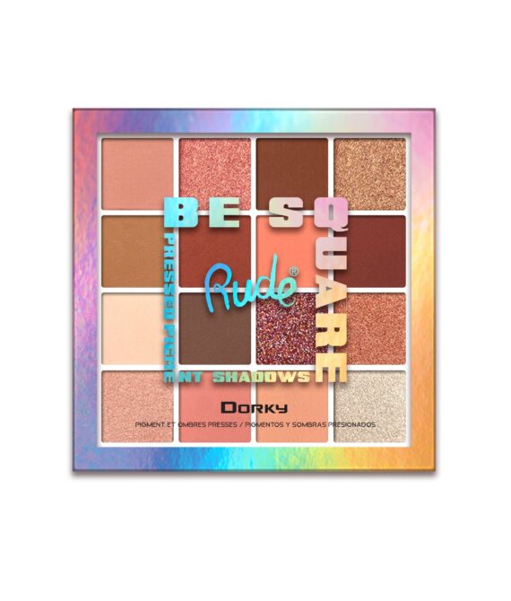 RUDE Be Square Pressed Pigments & Shadows – Dorky