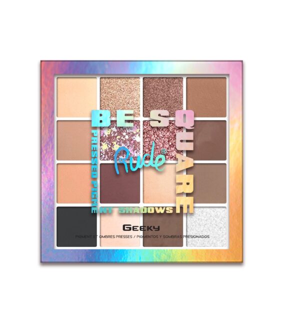 RUDE Be Square Pressed Pigments & Shadows – Geeky