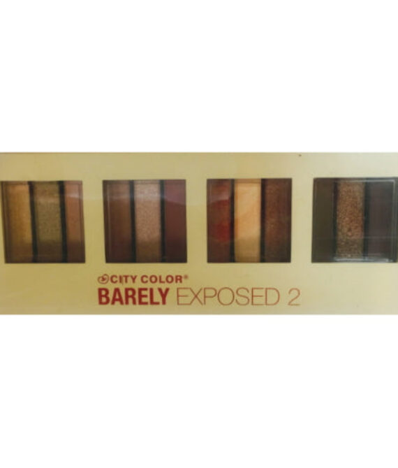 CITY COLOR Barely Exposed Eye Shadow Palette 2 – Day/Night 12 Colors