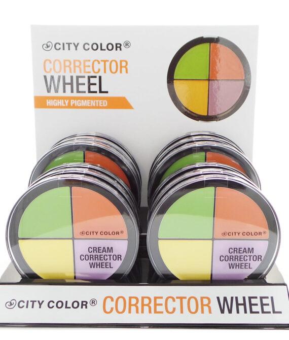 CITY COLOR Color Correcting Wheel Display Set, 12 Pieces