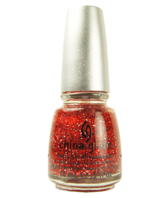 CHINA GLAZE Glitter Nail Lacquer with Nail Hardner