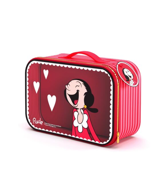 RUDE Olive Oyl Cosmetics Travel Case