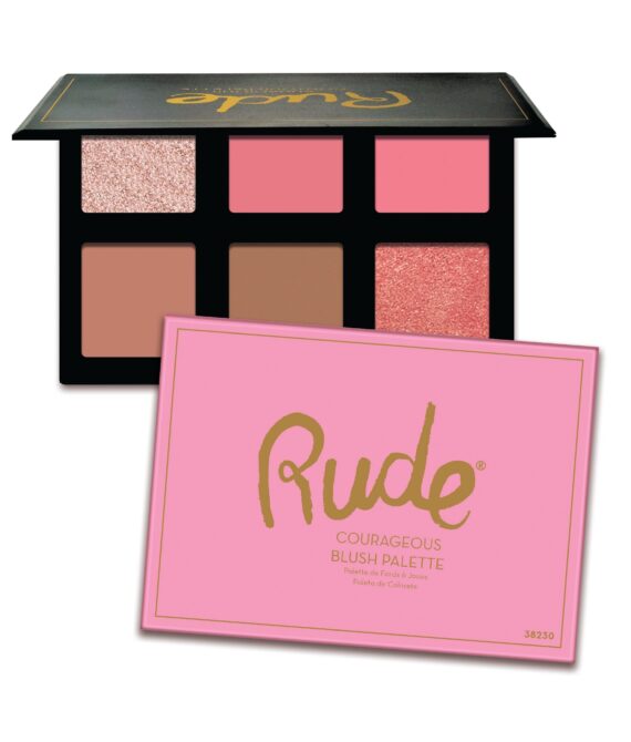 RUDE Courageous Blush Palette