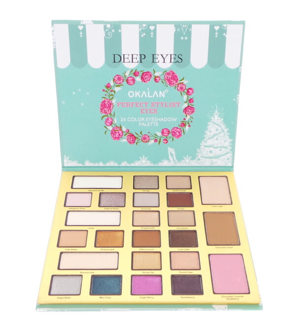 OKALAN Deep Eyes 24 Color Eyeshadow Palette