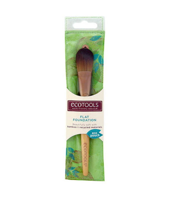 EcoTools Flat Foundation Brush – Bamboo & Recycled Materials