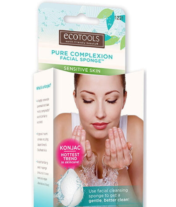 EcoTools Pure Complexion Facial Sponge – Sensitive Skin – White