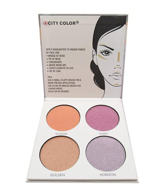 CITY COLOR Glow Pro Dawn Highlighting Palette