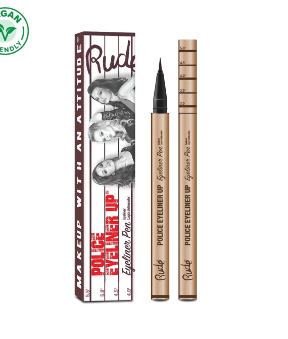 RUDE Police Eyeliner Up Eyeliner Pen Display Set, 24pcs