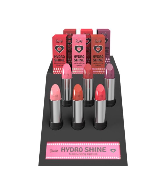 RUDE Hydro Shine  Moisturizing Lipstick Display Set 48 pcs