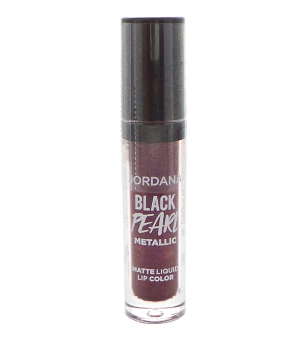 JORDANA Limited Edition Black Pearl Metallic Matte Liquid Lip Color