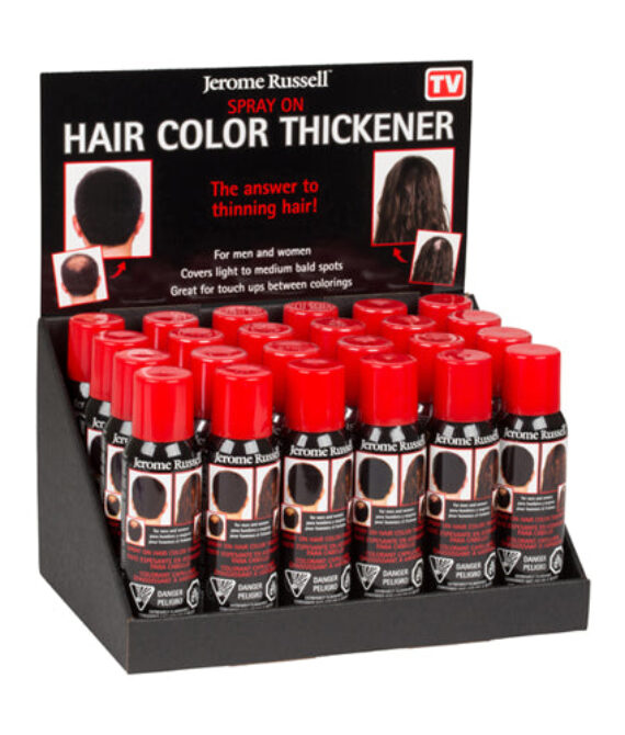 JEROME RUSSELL Hair Color Thickener Display Set – 24 Pieces