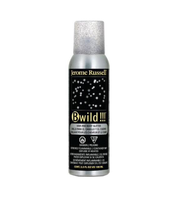 JEROME RUSSELL BWild Glitter Spray – Silver