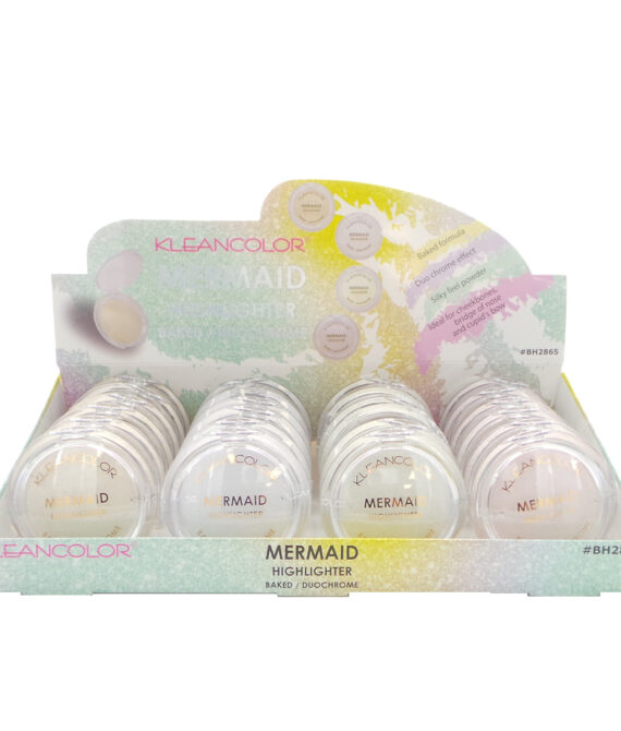 KLEANCOLOR Mermaid Baked Highlighter 2865 Display Set, 24 Pieces