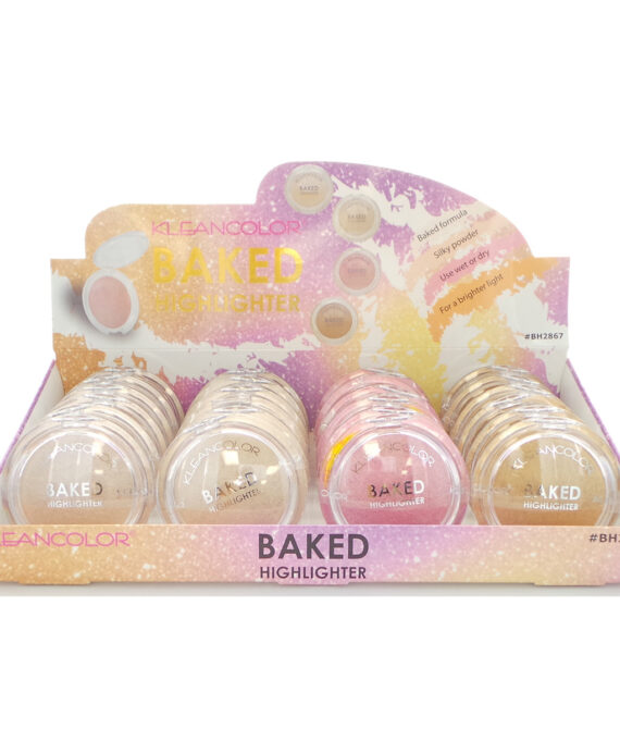 KLEANCOLOR Baked Highlighter 2867 Display Set, 24 Pieces