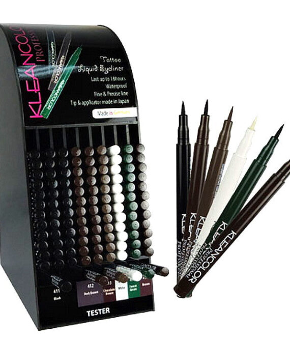 KLEANCOLOR Professional Tattoo Liquid Eyeliner Display Set 108 Pieces