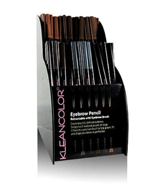 KLEANCOLOR Retractable Eyebrow Pencil Counter Display Set 144 Pieces