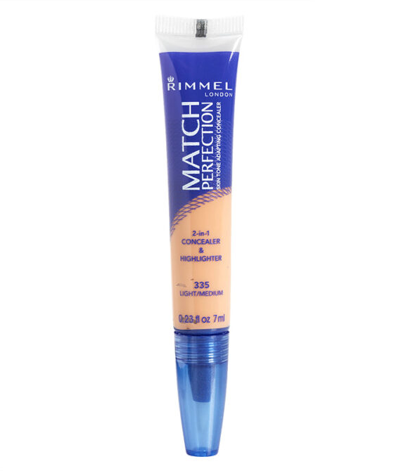 RIMMEL LONDON Match Perfection Skin Tone Adapting Concealer – Light / Medium (DC)