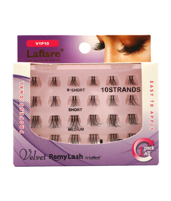 LAFLARE Velvet Remy Lash 10 Strands – V1P10