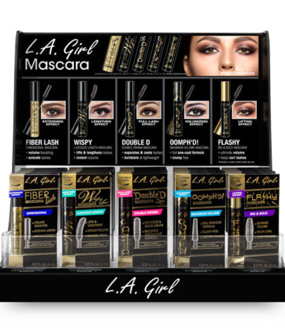 L.A. GIRL Mascara Display Set, 75 Pieces