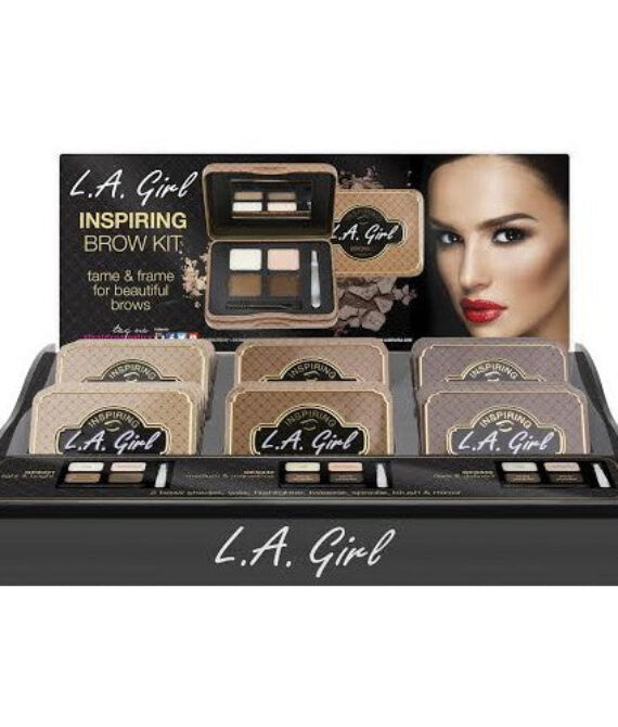 L.A. GIRL Inspiring Brow Palette Display Set 36 Pieces