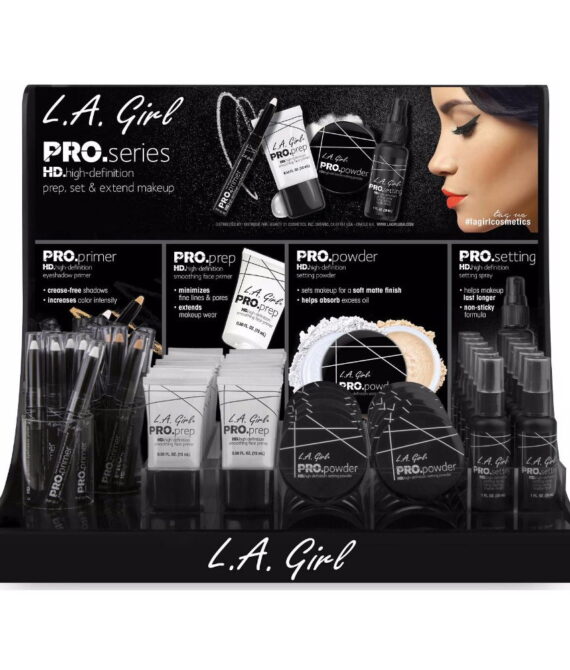 L.A. GIRL Pro Prep Set & Extend Display Set 114 Pieces