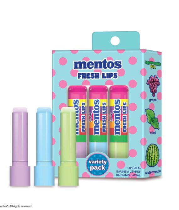 RUDE Mentos Fresh Lips Variety Pack (Lip Balm)