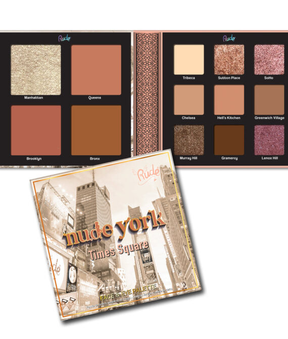 RUDE Nude York Face & Eye Palette